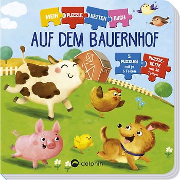 Puzzlekettenbuch Auf dem Bauernhof