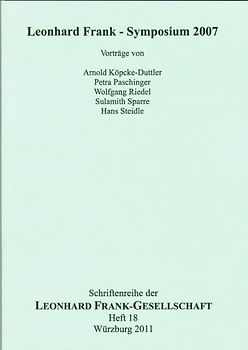Leonhard Frank - Symposium 2007.