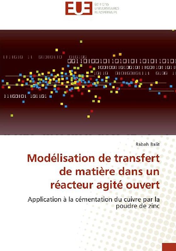 Modélisation de transfert de matière dans un réacteur agité ouvert