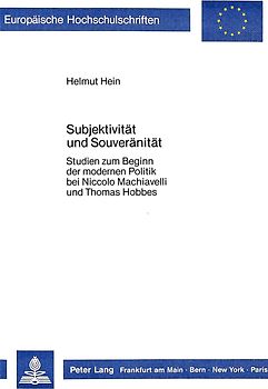 Subjektivität und Souveränität