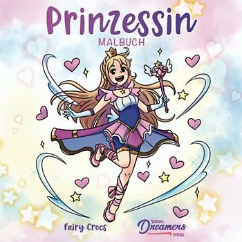 Prinzessin Malbuch: Für Kinder im Alter von 4-8, 9-12