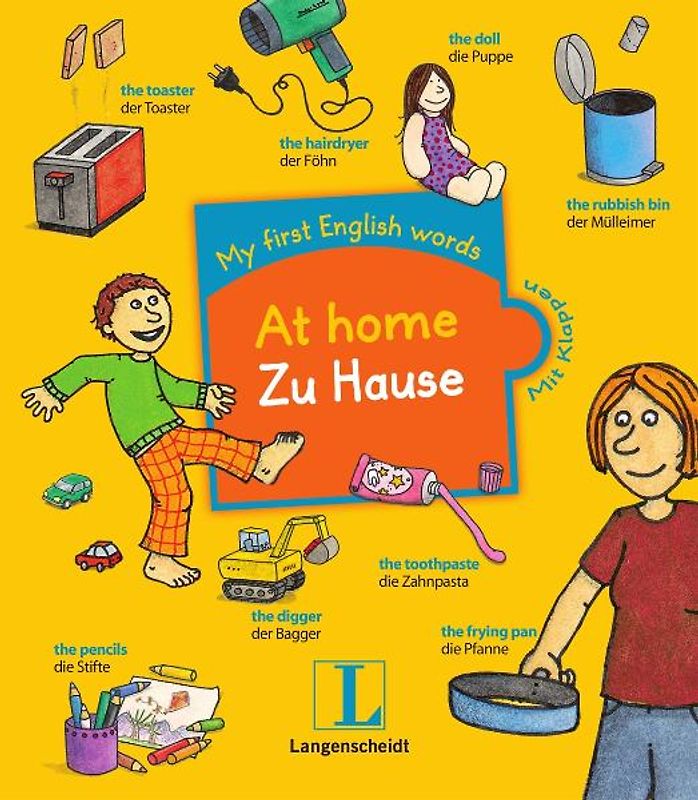 At home - Zu Hause. My first English words , Englisch