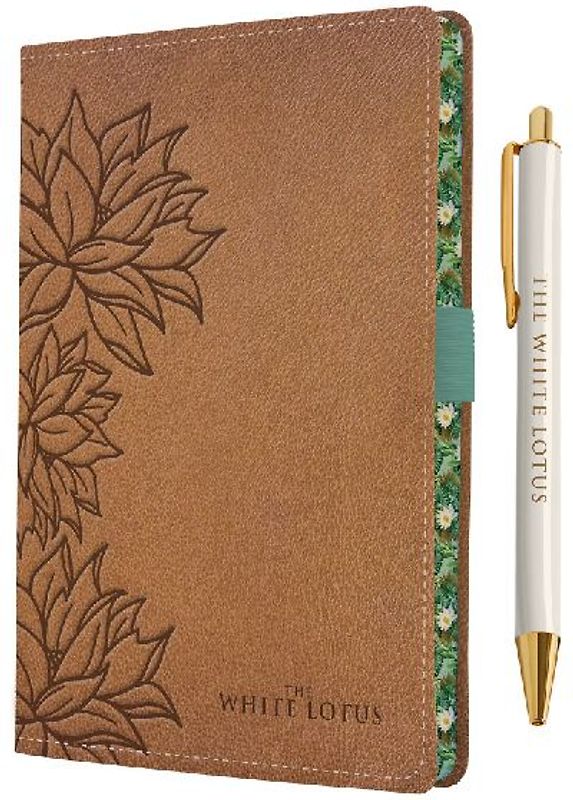 The White Lotus Journal and Pen Set