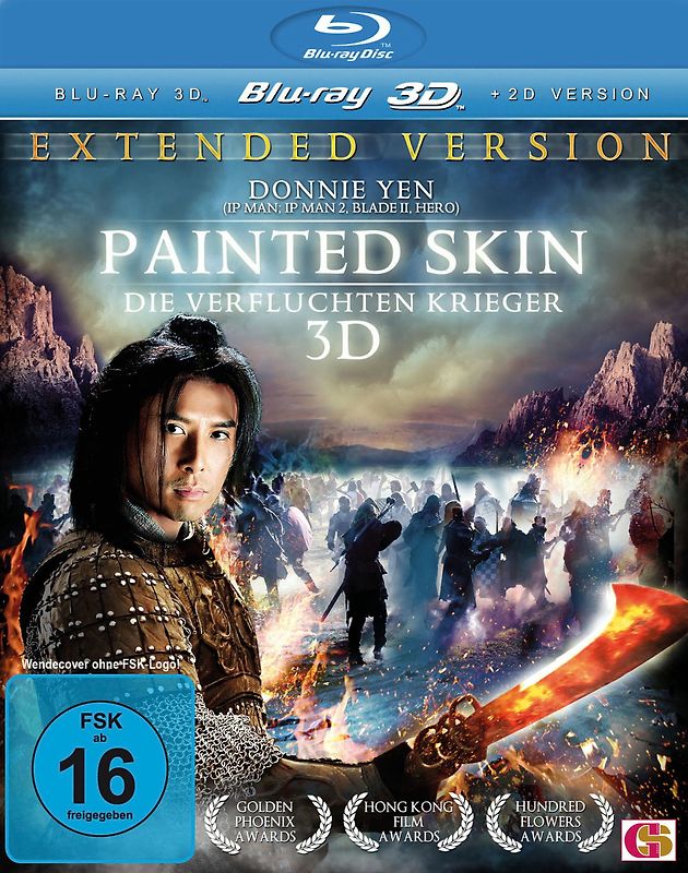 Painted Skin - Die verfluchten Krieger [3D, Extended Version] 3D Blu-ray Disc