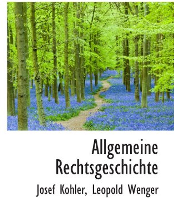 Allgemeine Rechtsgeschichte