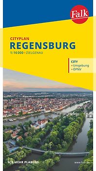 Falk Cityplan Regensburg 1:16.000