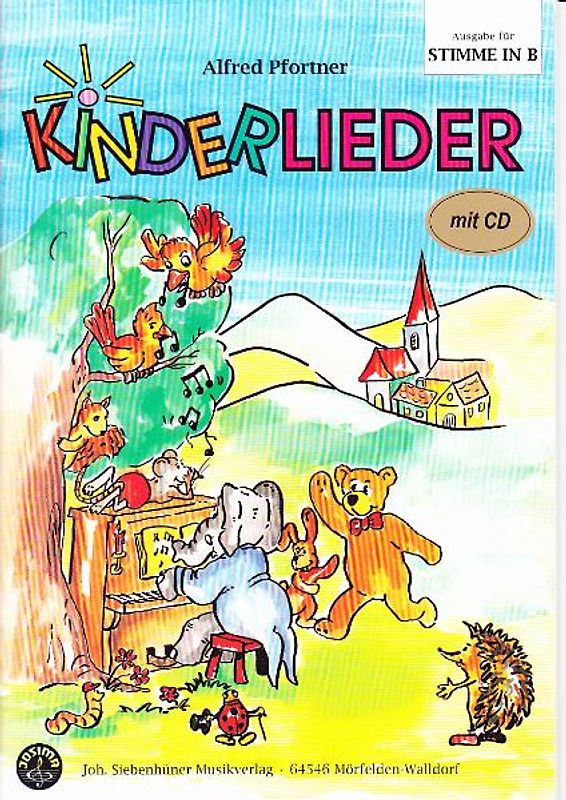 Kinderlieder, B-Instrumente 1./2. Stimme mit CD