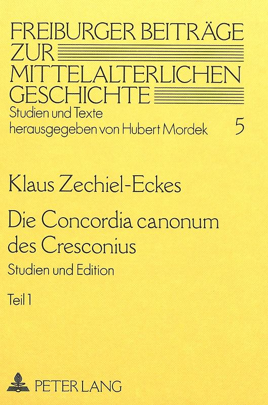 Die Concordia canonum des Cresconius