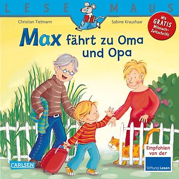 LESEMAUS 128: Max fährt zu Oma und Opa