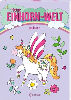 Meine Einhorn-Welt - Malblock