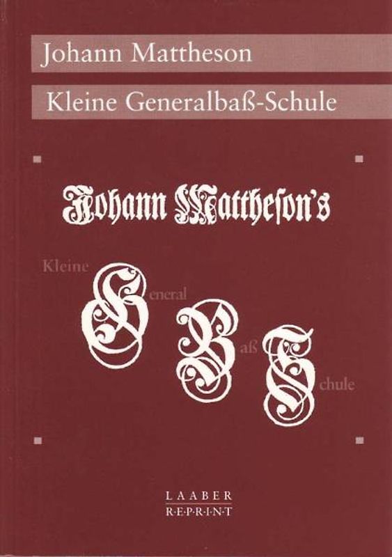 Kleine General-Bass-Schule