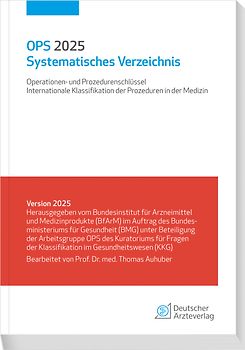 OPS 2025 Systematisches Verzeichnis