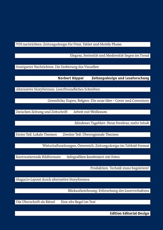 Zeitungsdesign und Leseforschung