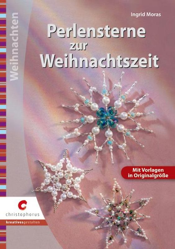 Perlensterne zur Weihnachtszeit