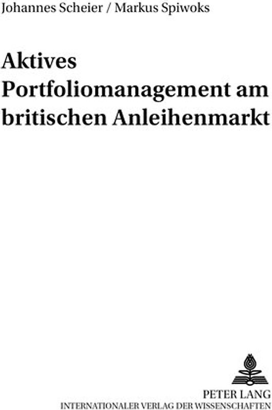 Aktives Portfoliomanagement am britischen Anleihenmarkt