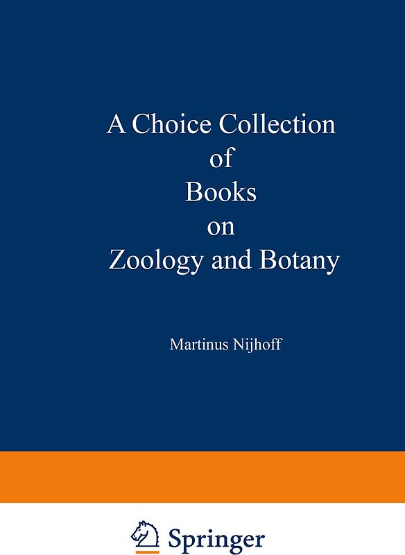 A Choice Collection of Books on Zoology and Botany