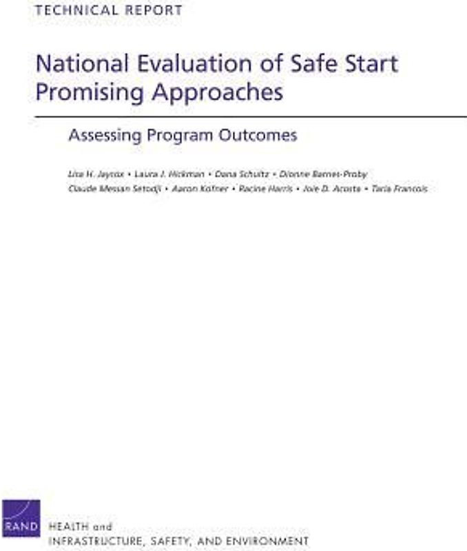 National Evaluation of Safe Start Promising Approaches