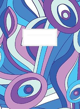 Ramsey & Todd | Journal Diary Notebook Sketchbook | Palm Beach Print Blue Hard Cover | Lined | 8.5 x 11 inches | 50lb White Paper | 192 Pages