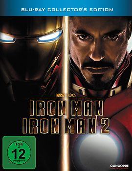 Iron Man 1+2 [Limited Steelbook] Blu-ray Disc