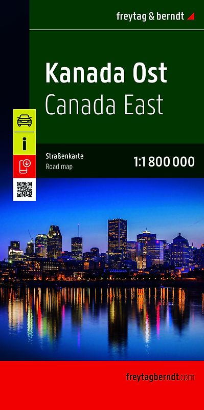 freytag & berndt Straßenkarte Kanada Ost 1:1,8 Mio.