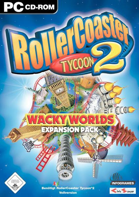 Rollercoaster Tycoon 2 - Wacky Worlds (Add-on) PC Spiele