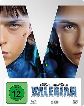 Valerian - Die Stadt der tausend Planeten 3D [Limited Edition, inkl. Steelbook & 2D Version] 3D Blu-ray Disc