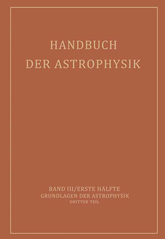 Handbuch der Astrophysik