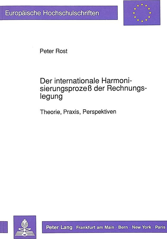 Der internationale Harmonisierungsprozeß der Rechnungslegung