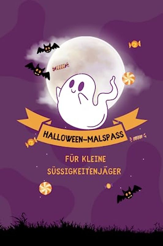 Halloween-Malspaß: für kleine Süßigkeitenjäger