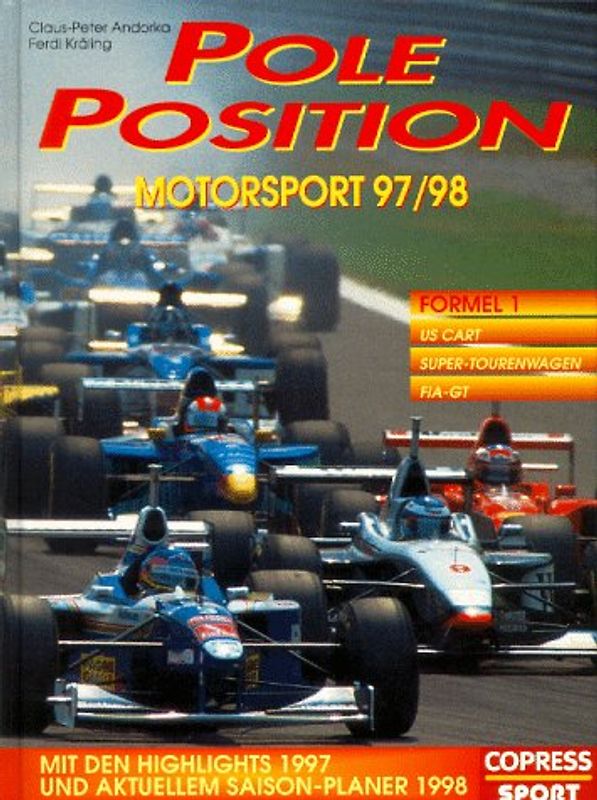 Pole Position Motorsport '98. Bildband mit Formel-1-Begleitheft