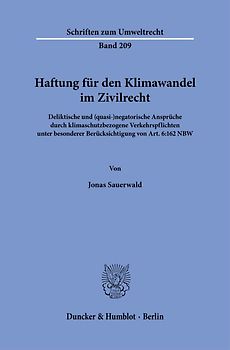 Haftung für den Klimawandel im Zivilrecht