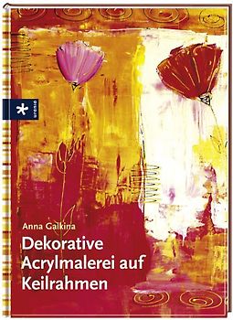 Dekorative Acrylmalerei auf Keilrahmen