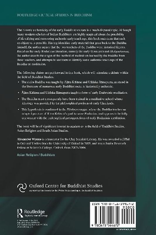 The Origin of Buddhist Meditation