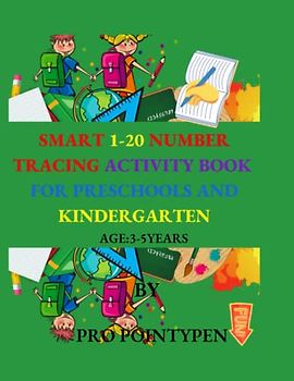 SMART 1-20 NUMBER TRACE ACTIVITY BOOK FOR PRESCHOOLS AND KINDERGARTEN age 3-5yrs.: AGE 3-5YEARS NUMBER SKILLS PRACTICE
