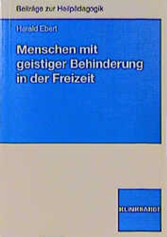 Menschen mit geistiger Behinderung in der Freizeit