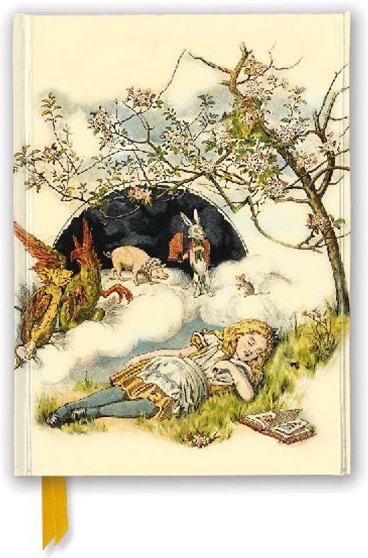 British Library: Alice Asleep, from Alice's Adventures in Wonderland (Foiled Journal)