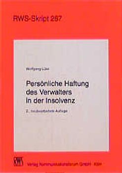 Persönliche Haftung des Verwalters in der Insolvenz