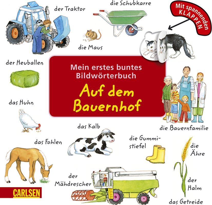 Mein erstes buntes Bildwörterbuch: Auf dem Bauernhof