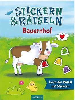 Stickern & Rätseln - Bauernhof