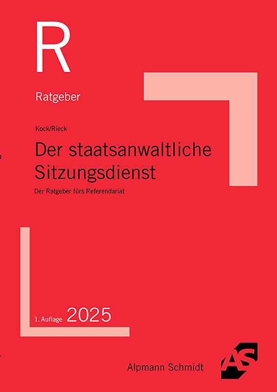 Der staatsanwaltliche Sitzungsdienst