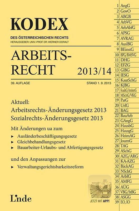 KODEX Arbeitsrecht 2013/14