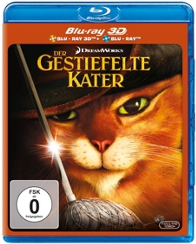 Der gestiefelte Kater (Blu-ray 3D+Blu-ray)... 3D Blu-ray Disc