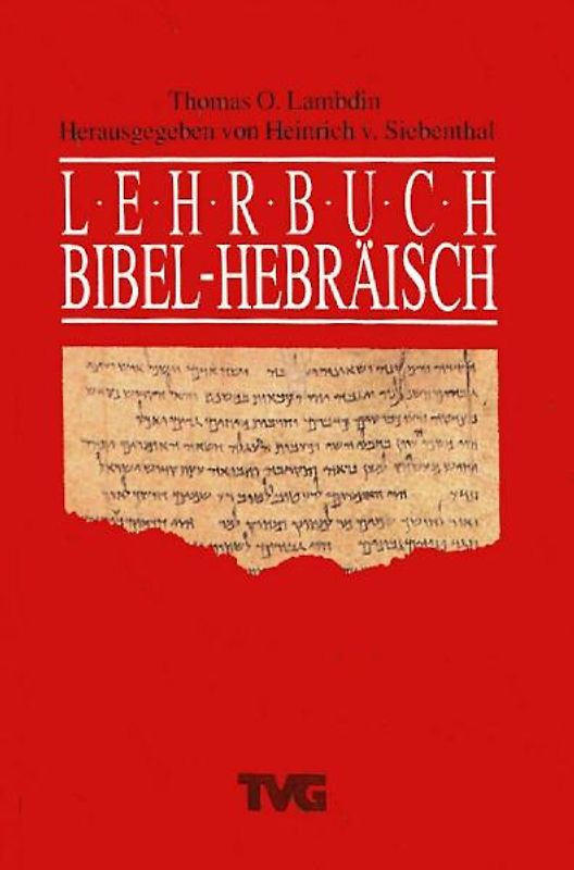 Lehrbuch Bibel - Hebräisch