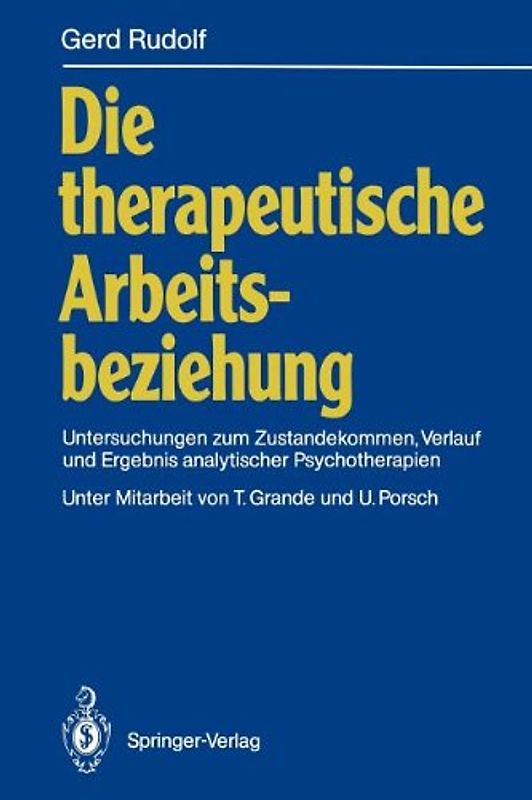Die therapeutische Arbeitsbeziehung
