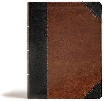 CSB Tony Evans Study Bible, Black/Brown Leathertouch, Indexed