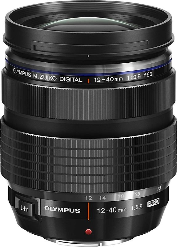 Olympus M.Zuiko Pro 12-40 mm F2.8 ED 62 mm Objectif (adapté à Micro Four Thirds) noir