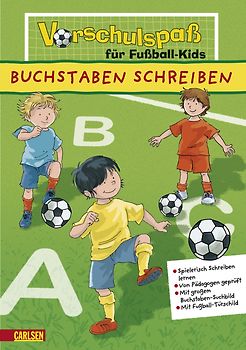 Vorschulspaß für Fußballkids: Buchstaben schreiben