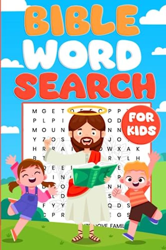 Bible Word Search for Kids,: Christian Puzzle Activity Book