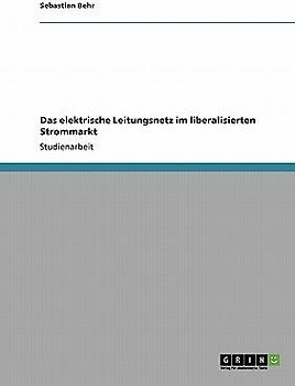 Das elektrische Leitungsnetz im liberalisierten Strommarkt