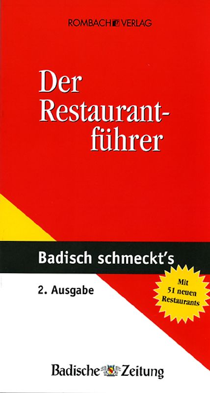 Badisch schmeckt's – Der Restaurantführer